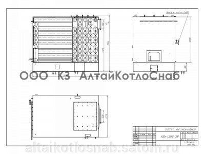 Котел водогрейный безнакипной КВБр-1,16