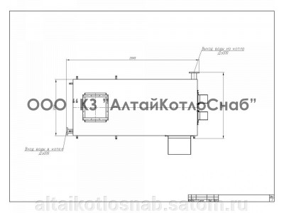 Котел водогрейный на жидком и газообразном топливе КВа-0,93 ЛЖ(М)