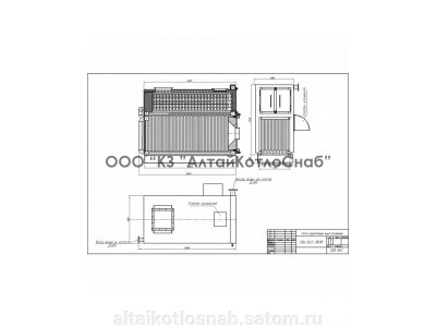 Котел водогрейный на жидком и газообразном топливе КВа-0,63 ЛЖ(М)