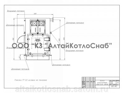 Котел водогрейный на жидком и газообразном топливе КВа-0,93 ЛЖ(М)