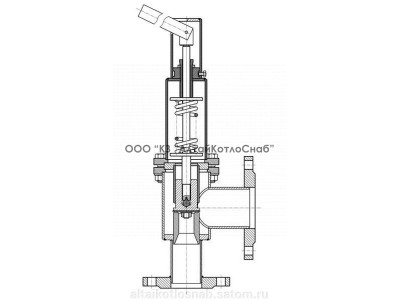 Клапан стальной предохранительный АГС-2