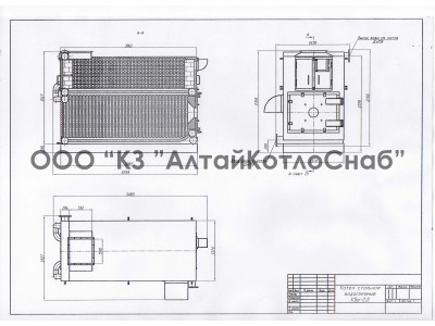 Котел водогрейный на жидком и газообразном топливе КВа 2,0 ЛЖ (М)