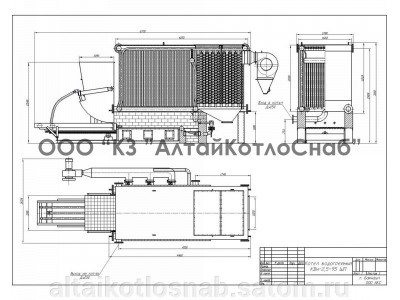 Котел водогрейный КВм 2,5