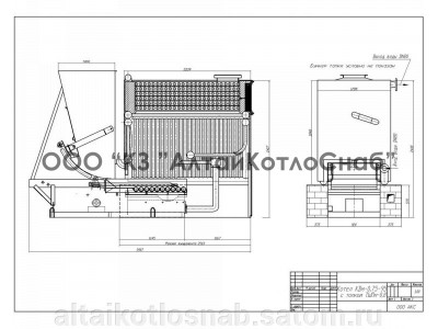 Котел водогрейный КВм 0,75 (ВК-3)